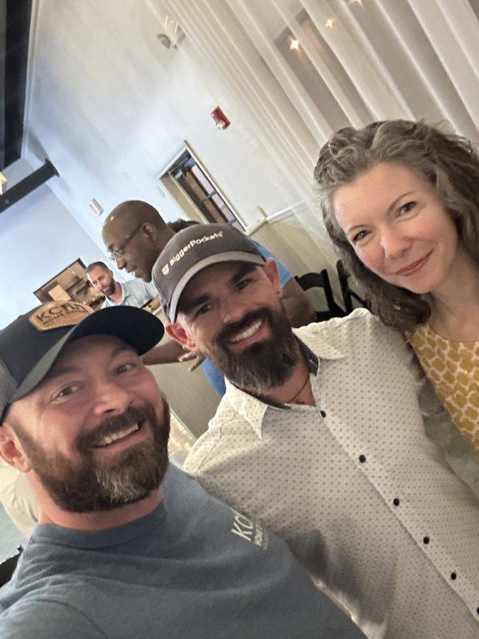 The KC Home Offers team at a real estate investor meetup